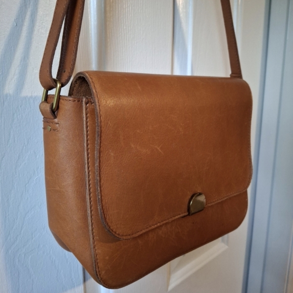 Madewell Abroad Brown Leather Bag - Picture 4 of 10
